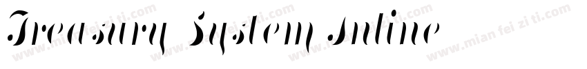 Treasury System Inline字体转换